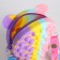 Bag's bag with lightning, colorful color