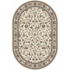 Oval carpet Merinos Valencia Deluxe, size 250x350 cm, color Cream-Brown mr