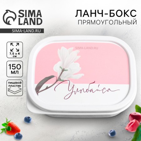 Lunch box "Smile", 0.15 liters