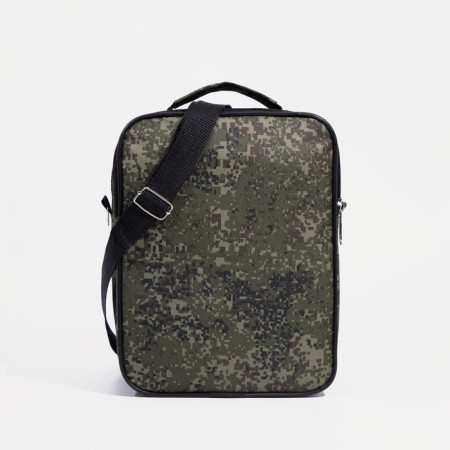 Male bag, "ZFTS", green color-3