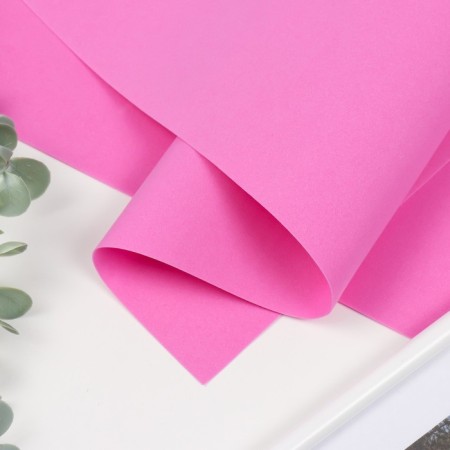 Foamiran "Cold pink" 1 mm set 10 sheets 50x50 cm