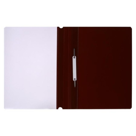 Calligrata, A4, 120 μm, brown, transparent top folder-1