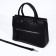 Luggage bag, external pocket, black color
