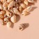 Natural decorative shells "beige" set of 100 grams