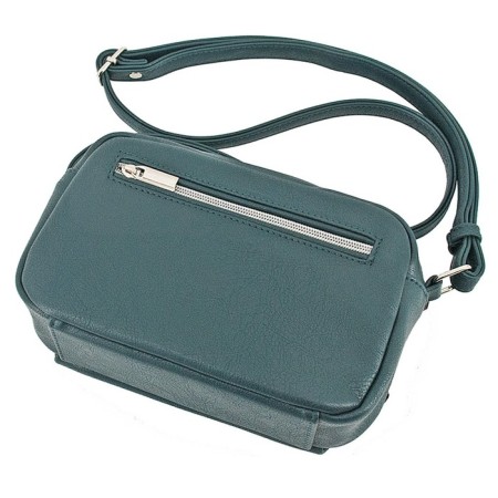 Female Bag B2773-04111, dark-emergent color, artificial leather, 70x7x14 cm-2