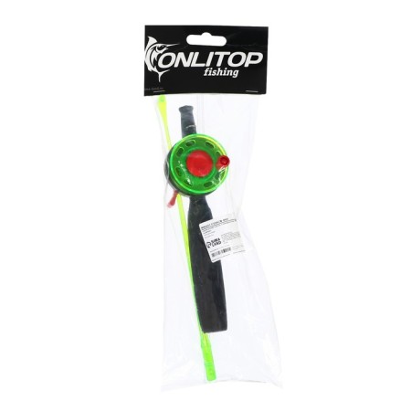 Winter fishing rod, plastic, with neoprene pen, 40 cm-5