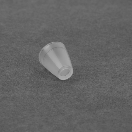 Tip for the cord, D = 4 mm, 17 × 12 mm, 100 pcs, the color is transparent-2