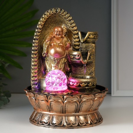 The desktop fountain from the network, the highlighting "Hote in the arch with a waterfall" 28.5x20x20 cm