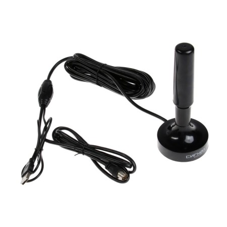 Antenna "Signal" SAI-402, indoor, 20DB, DVB-T, DVB-T2, 5M cable with magnet. OSN.-1
