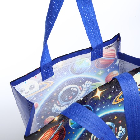 Bag Cosmos, 23*12*25, Department without lightning, blue-2