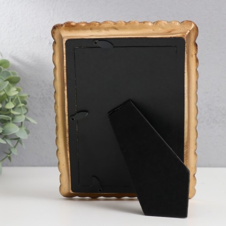 Photo frame Polystone 10x15 cm "Volana" gold 20x15.5 cm-3