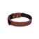Collar leather dimensionless "zoonik", Osh 30-60 x 3 cm, mix of flowers