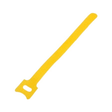 Velcro screed for wires 150x10x1.5 mm tundra, yellow color, 10 pcs.-6