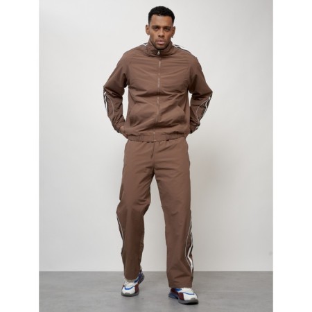 Sports suit men's, size 48, brown color-8
