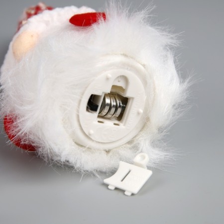 LED figure "Dwarf in a red cap" 6.5 × 17 × 6.5 cm, textiles, batteries LR1130x3, glow warm white-3