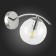 Wall lamp EVOLUCE. Sle102601-01. Ratella. 1x40 W, E14, 14x18 cm, color chromium