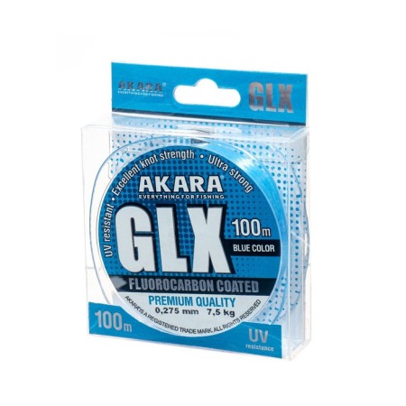 Akara GLX Premium Blue fishing line, diameter 0.275 mm, test 7.5 kg, 100 m, blue-1