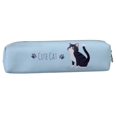 School Penal on the zipper "Cat", mix-5