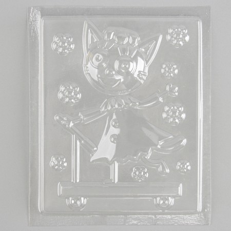 Gypsum bas -relief "Three cats. Lapochka "-1