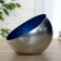 Vase "Silver/Cobalt" D-19CM H-17CM