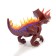 Dinosaur radio-controlled T-Rex, light and sound effects, works from batteries