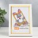 Photo frame plastic 10x15 cm 681 milk