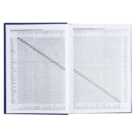 The diary half -dantered for 4 years A5, 192 sheets, the cover of the boumville, blue-6