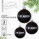 New Year's Christmas Balls “with NG, Kruch”, for the New Year, plastic, d = 6, 3 pcs., Black color