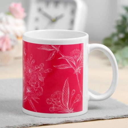 Sublimation "Victoria" flowers, 320 ml, with application-2