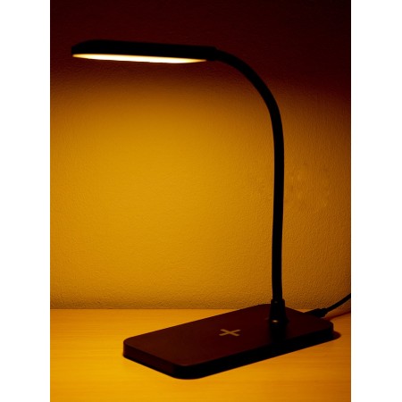 Table lamp with wireless charging, GMV-0265, 15 watts, black-1