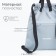 Bag for screed shoes, outer pocket, textura, gray color