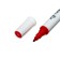 A set of markers, bilateral, bullet and mowed tips, 18 colors