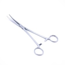 Clamp = cornzang fishing namazu, l = 220 mm, curved, stainless steel