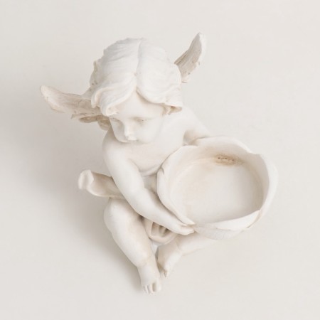 Souvenir Polystone SPRAGE "Angel with Flower" mix 10x8.2x9.2 cm-7