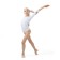 A swimsuit for gymnastics and dancing Grace Dance, p. 30, white color