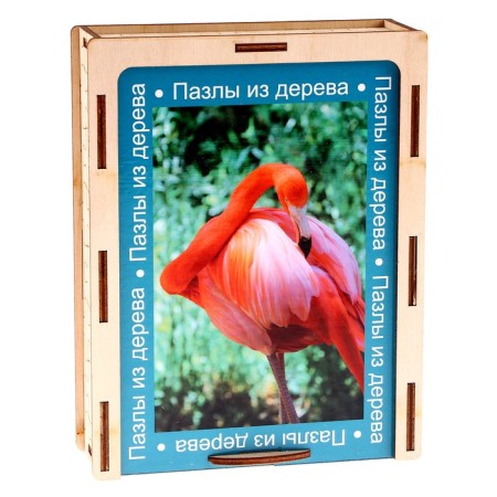Puzzle series Flamingo Flaming, 24 details, size - 28 × 18.5 cm-4