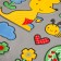 EVA sticker "Elephant and his friends" 79x49 cm