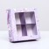 Box for 4 sweets, "inspiration" 12.6 x 12.6 x 3.5 cm. Confectionery packaging