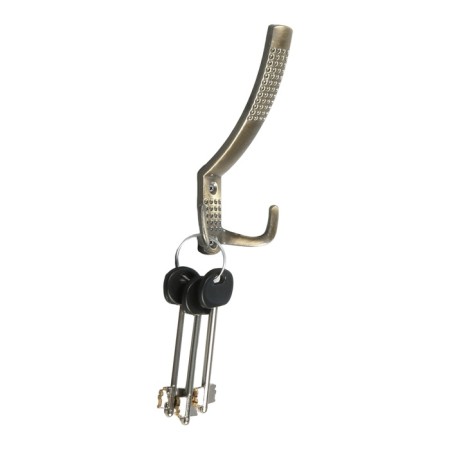 Hook furniture tundra TKT001, three -rod, bronze