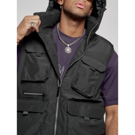 Luy jacket transformer male winter, size 56, black color-10