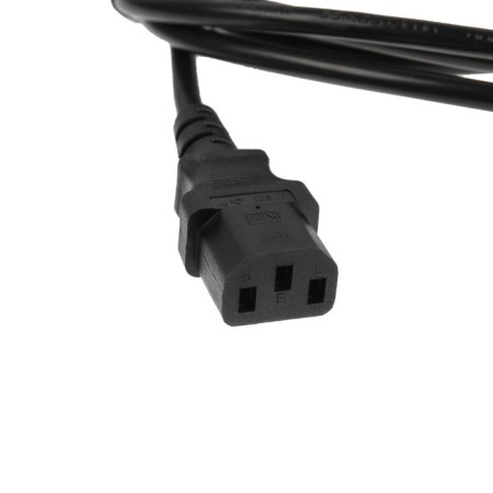 Cable-power cable Cablexpert PC-189-VDE, C13-C14, 10 A, 1.8 m, with grounding, black-2