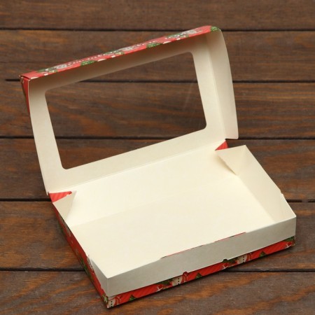 Folding box "Snowman", pink, 20 x 12 x 4 cm-4