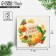 Happy New Year Hagd Postcard, Mandarins 7 x 7 cm, New Year