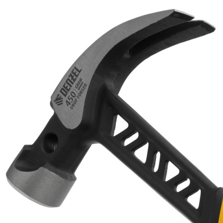 Denzel 10466 gvo hammer, whole-bearing, sprinkle with a magnet, 2k handle, 450 g-4