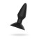Anal vibration tribe Equinox, silicone, black color, size 8.8 cm, d = 3.5 cm