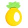 A set of rattles with a teether for teeth “Fruitics. Orange ", 4 pcs