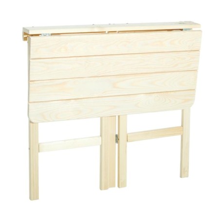 Waste, leaning table, 80x74x45cm, square, pine-1