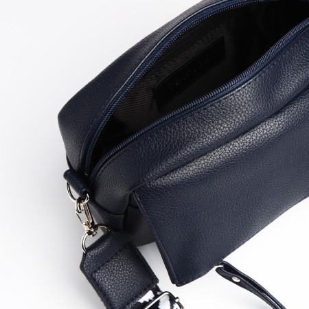 Women's bag over the shoulder Textura, small size, blue color-6