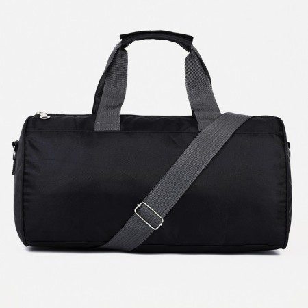 Sports bag with lightning, long belt, black/red color-1