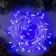 Garland “thread” 10 m with nozzles “needle”, IP20, transparent thread, 100 LED, glow blue, 8 modes, 220 V